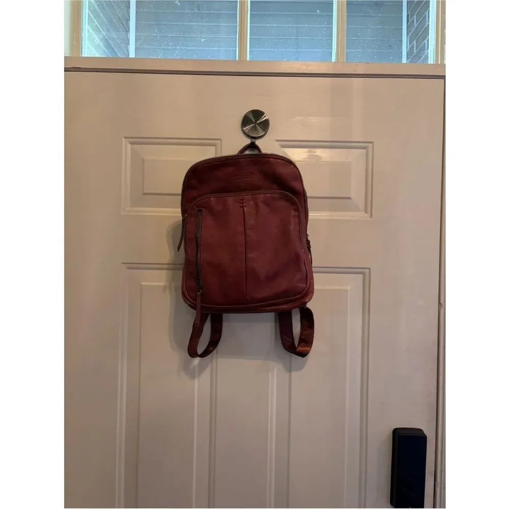 American Leather Co Cleveland Backpack - Leather Mini Backpack in Brown